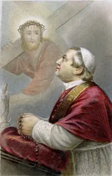 Papst Pius IX. (1792-1878) ca. 1870