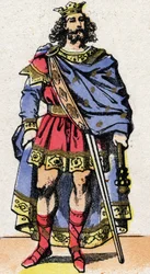 Porträt von Charibert, König der Franken