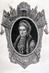 Porträt von Katharina II. der Großen (1729-96)