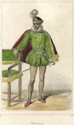 Porträt von Karl IX. (1550-1574), König von Frankreich.