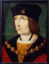 Porträt von Karl VIII. (1470-1498), Sohn von Ludwig XI.