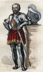 Porträt von Chevalier de Bayard (1475-1524), französischer Soldat
