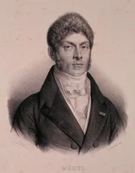 Porträt von Etienne-Nicolas Mehul (1763-1817)