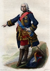 Porträt von Francois de Chevert (1695-1769), französischer General