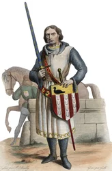 Porträt von Gaucher V de Chastillon (ca. 1249-1329), Konstabler von Frankreich