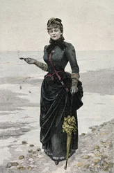 Porträt von Gyp (Sibylle Gabrielle Marie Antoinette Riquetti de Mirabeau, Gräfin von Martel de Janville) (1849-1932), französische Schriftstellerin