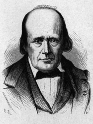 Porträt von Henri Milne-Edwards (1800 - 1885), französischer Physiologe - im „Album der Wissenschaft; berühmte Wissenschaftler; Große Entdeckungen“ 1896