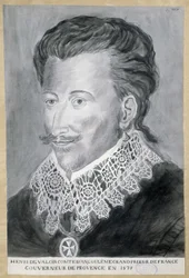 Porträt von Henri de Valois, Graf von Angoulême, Großprior von Frankreich, Gouverneur der Provence im Jahr 1579