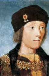 Porträt von Heinrich VII., König von England (1457-1509), anonymer Künstler (Gemälde)