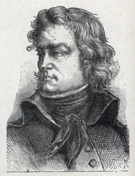 Porträt von Jean Baptiste Camille de Canclaux (1740-1817), französischer General der Revolution. Gravur von 1889.