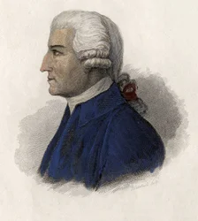 Porträt von John Howard (1727-1790), englischer Politiker. in „Porträts der nützlichen Männer“