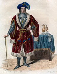 Porträt von Johann von Orléans, Graf von Dunois (Bastard von Orléans) (1402-1468)