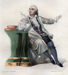Porträt von Lekain (1729-1778), französischer Schauspieler
