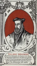 Porträt von Philibert Delorme, französischer Architekt