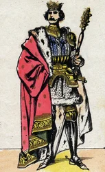 Porträt von Philipp VI. von Valois (1294-1350), König von Frankreich.