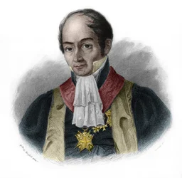Porträt von Pierre-François-Hercule, Graf von Serre (1776-1824), französischer Politiker. In „Livre des orateurs“ von Louis de Cormenin Timon. 1842. Private Sammlung