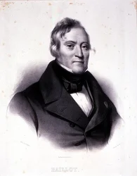 Porträt von Pierre Baillot, graviert von Julien