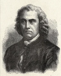 Porträt von Pierre Charles Le Monnier, französischer Astronom (1715 - 1799) - in „Album der Wissenschaft; berühmte Wissenschaftler; Große Entdeckungen“ 1896