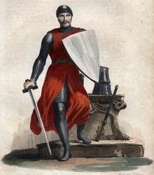 Porträt von Robert IV. der Starke (Rutpert) (ca. 815-866), Graf von Orléans