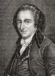 Porträt von Thomas Paine (1737-1809) (Gravur)