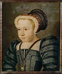 Porträt eines edlen jungen Mädchens