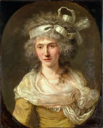 Porträt einer Frau, ca. 1785 (Öl auf Leinwand)