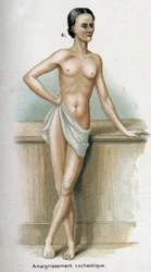 Porträt einer Frau mit kachektischem Gewichtsverlust