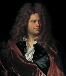 Porträt des französischen Schriftstellers Jean de La Bruyere (1645-1696)