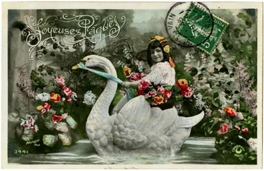 Postkarte: Frohe Ostern