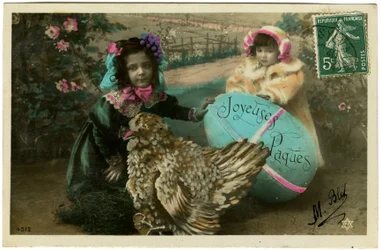 Postkarte: Frohe Ostern