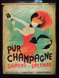 Plakat für Pur Champagne, aus Damery, Epernay