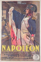 Plakatwerbung für den von Abel Gance geschriebenen Film „Napoleon“