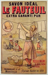 Plakat für Le Fauteuil Seife