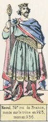 Raoul, 32. König von Frankreich, bestieg den Thron 923, gestorben 936