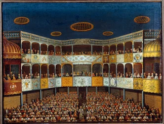 Darstellung des „Eingebildeten Kranken“ von Molière im Minorca-Theater in Spanien