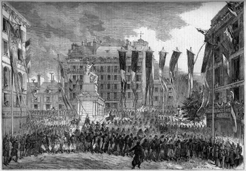 Rückkehr der französischen Truppen nach dem Risorgimento, Paris