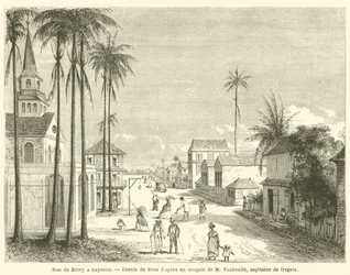 Rue de Berry in Cayenne