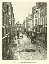 Rue de Constantine im Jahr 1855