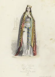 Heilige Clotilde, Ehefrau von Chlodwig I., König der Franken