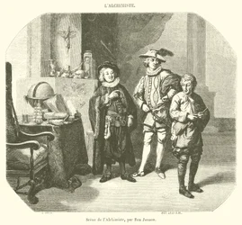 Szene des Alchemisten