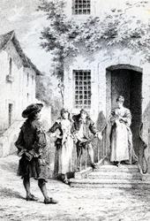 Szene aus Die Schule der Frauen, von Molière