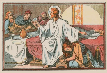Szene aus dem Leben Jesu