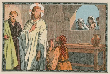 Szene aus dem Leben Jesu