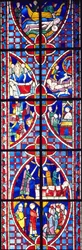 Szene aus dem Leben des Heiligen Vinzenz, 1245-1247