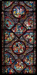 Szenen aus dem Leben Karls des Großen (747-814) aus dem Umgang, ca. 1215-25