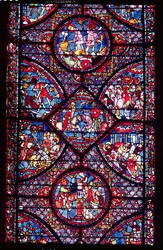 Szenen aus dem Leben Karls des Großen (747-814) aus dem Umgang, ca. 1215-25