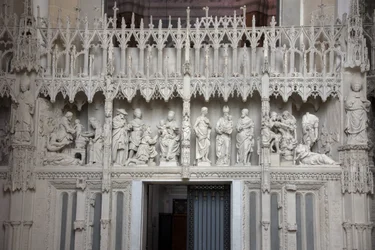 Szenen des Chors der Kathedrale von Chartres