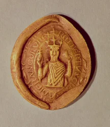 Siegel von Robert II. (ca. 970-1031) der Fromme, 997 n. Chr.