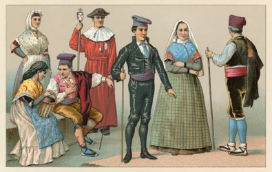 Spanische Tracht