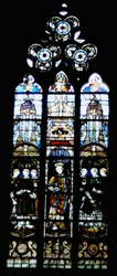 St. Benedikt und Benediktinermönche